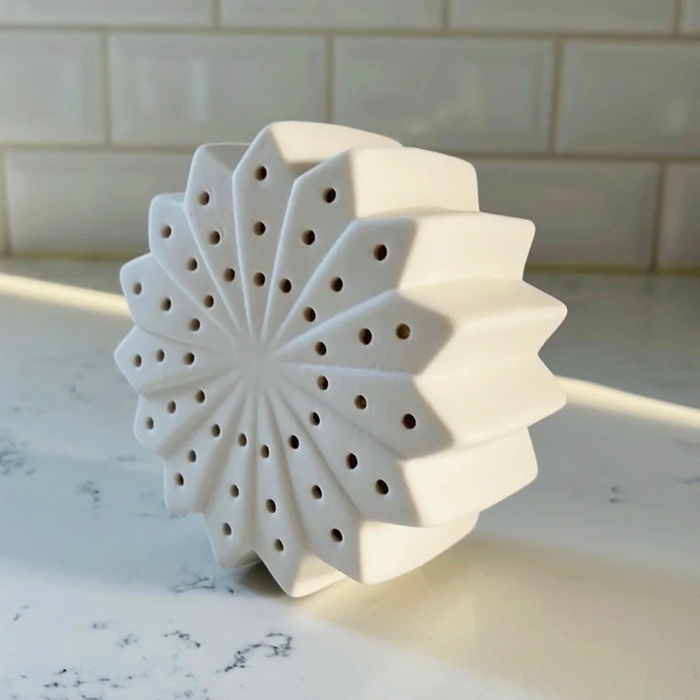 Crate&Barrel Small White Light Up Snowflake